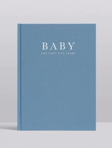 Birth to Five Years Baby Journal - Blue